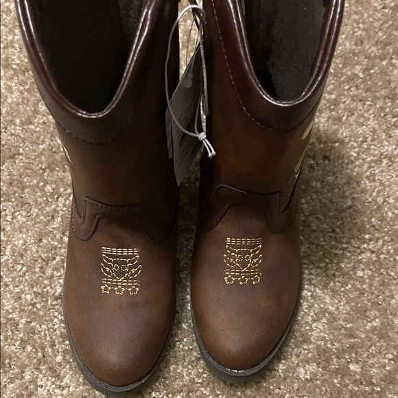 Disney Brown Kids Boots with Woody and Bullseye - Picture 3 of 7
